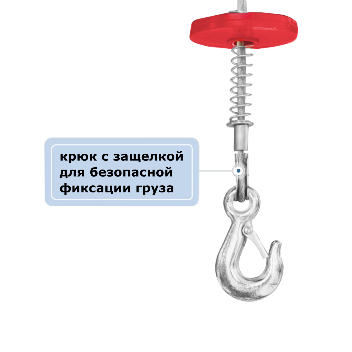 8 - Таль электрическая мини стационарная (220В, 600/1200кг, 12/6м) GEARSEN PA 60012