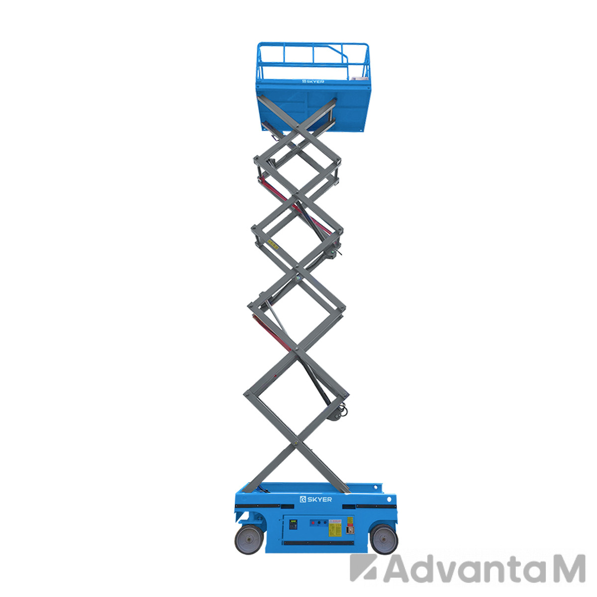 Самоходный ножничный подъемник с выдвижной платформой SKYER PL1425 li-ion - 2